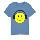 Kipla Shirt Jungen blau Smiley