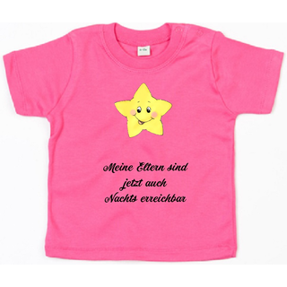 Kipla Baby T-Shirt pink Stern Meine Eltern