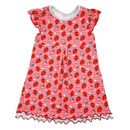 Maximo Mädchen Kleid Sommerkleid Erdbeeren 110